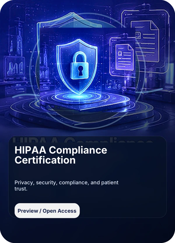 HIPAA Compliance Certification course card